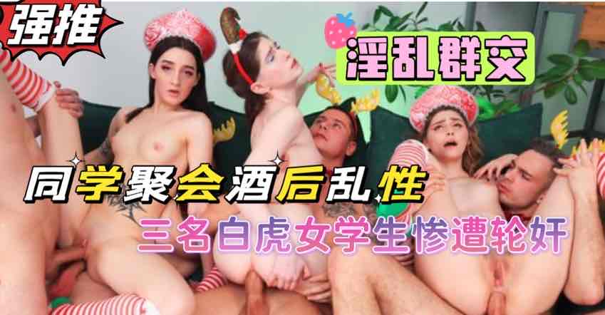 高中同学聚会酒后乱性，三名粉嫩少女惨遭轮奸【欧美狂野大片】