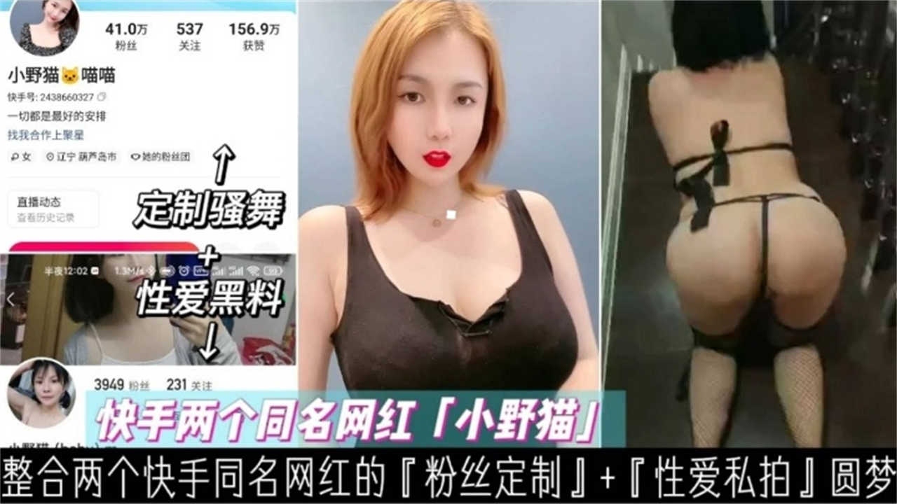 【网红黑料】快手两个网红女神 大尺度黑料性爱私拍海报