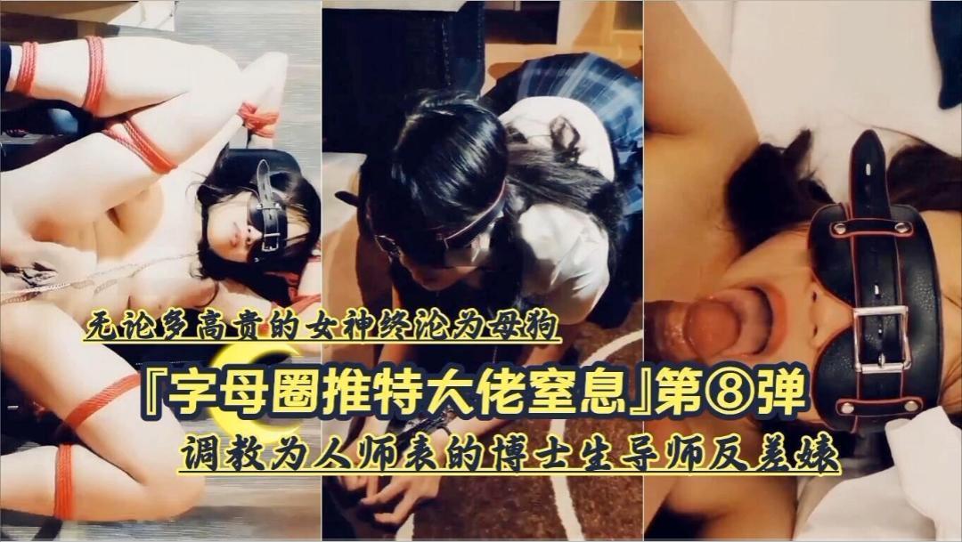 调教为人师表的博士生导师反差婊海报