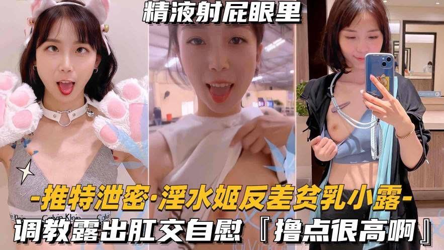 （最新泄密-淫水姬反差贫乳小露）调教露出肛交自慰，撸点很高