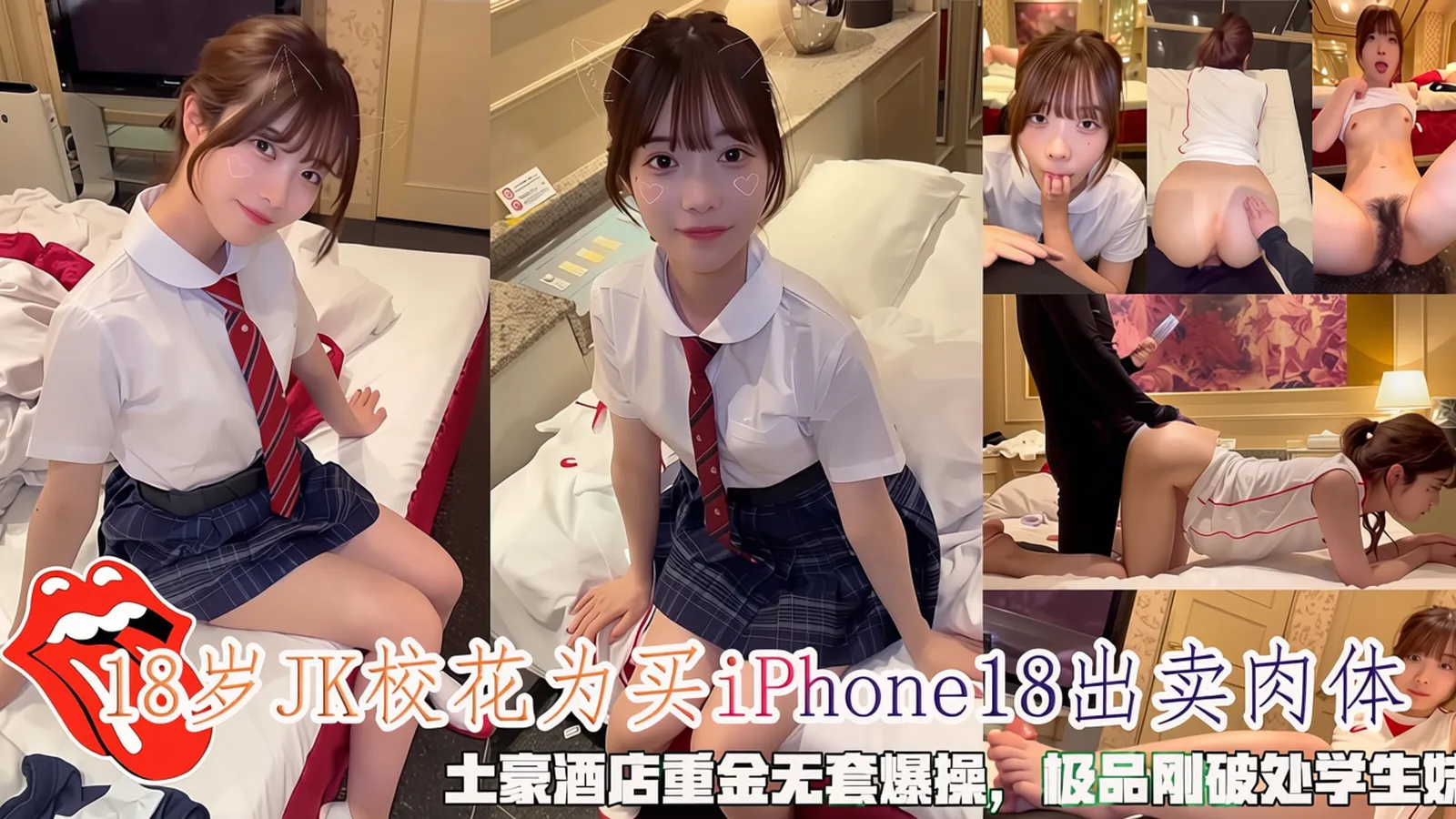18岁JK校花为买iPhone15出卖肉体_极品刚破处学生妹
